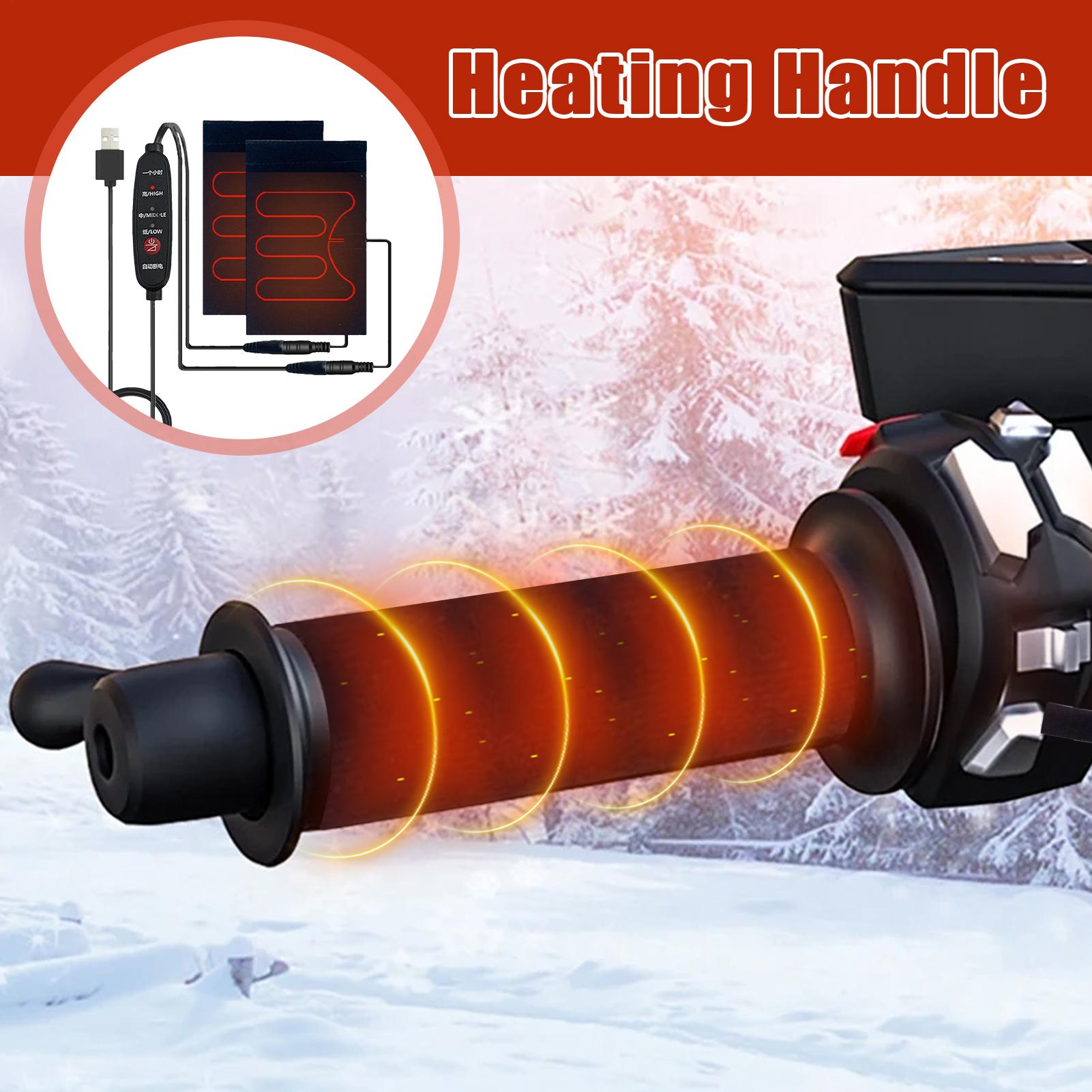5V Heated Motorcycle Grips USB - огляд і ціна Handlebar Grip Heated
